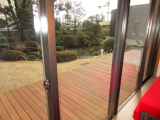 ウッドデッキ完成