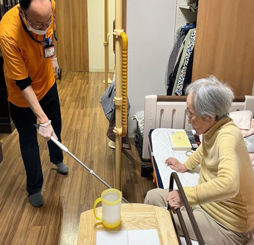 お部屋をきれいにします！