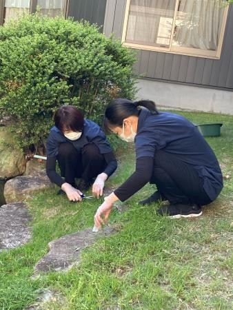 ☆芝刈り　グリーン作戦☆