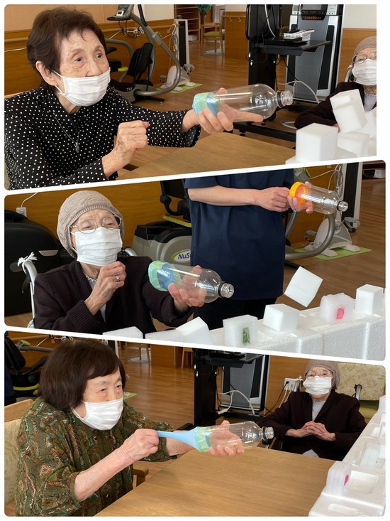 空気砲、発射・・・！