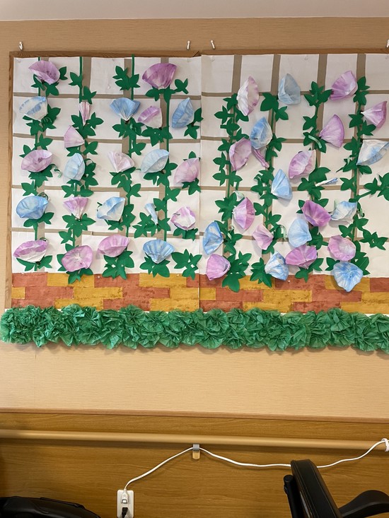 壁面画を夏仕様にしました・・・♫