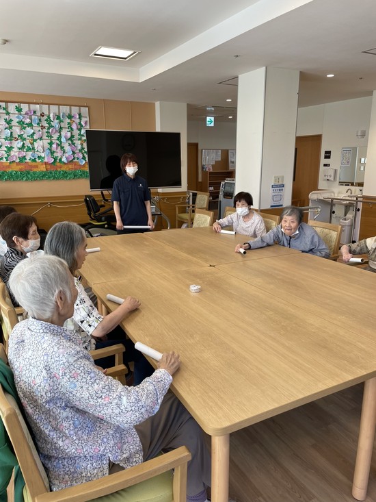 集団エアホッケー・・・♫