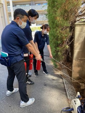 消防訓練を行いました！