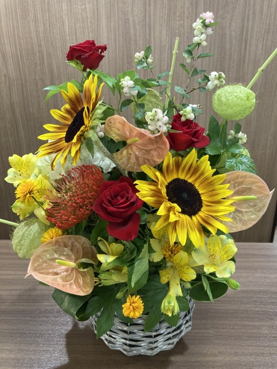 お花をいただきました♪