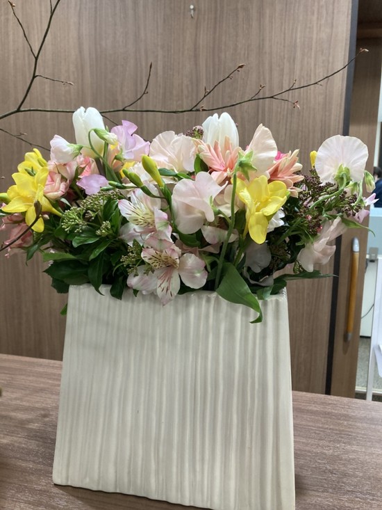 素敵な花束の贈り物