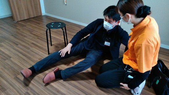 訪問看護での勉強会をしました！