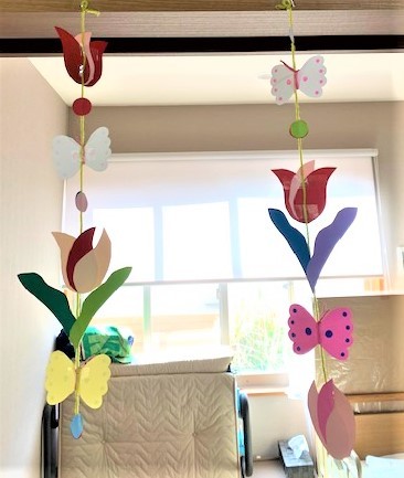 ★チューリップの飾りをお届け★