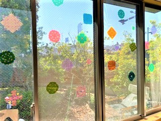 ★ステンドグラス風な飾り★