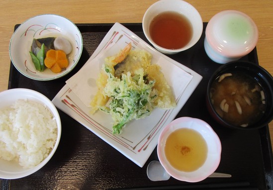 春の天ぷらランチ♪