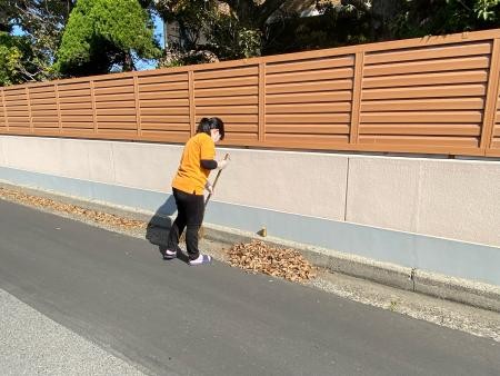 朝の清掃活動！