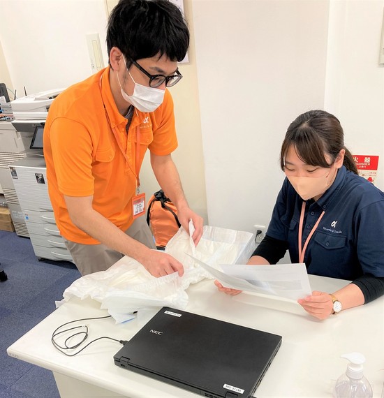 おむつの当て方って？