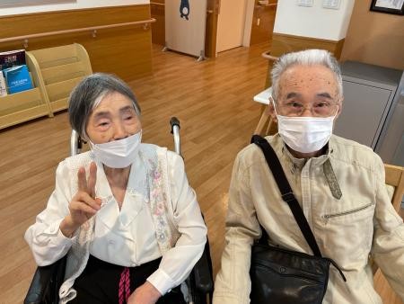 ご夫婦でご利用です！【デイサービス】