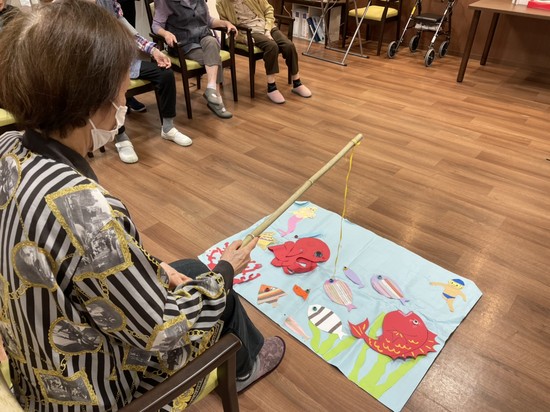 魚釣り大会開催！！