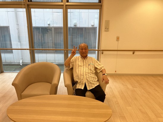 歩行訓練あとの(/・ω・)/