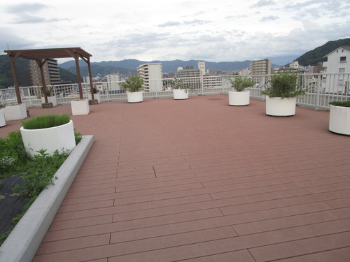 日の入りを眺める　♥