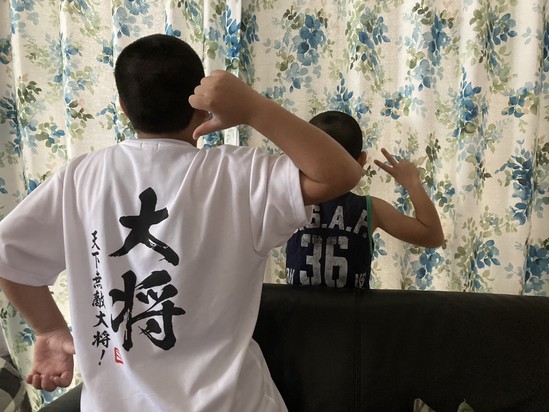 影響される母・・・(*‘∀‘)