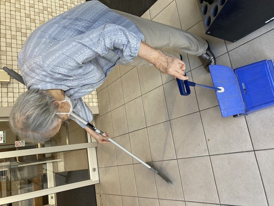 お掃除ですっきり