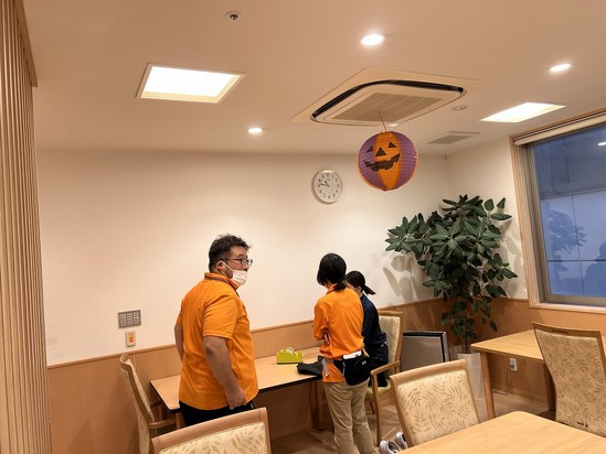 ハロウィン飾り付け(^^)