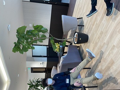 昼食前のひと時に・・・