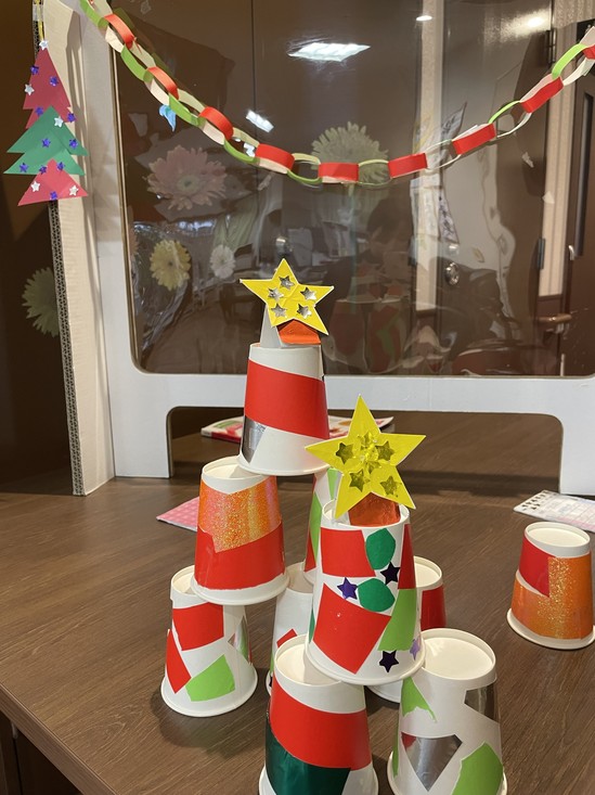 デイサービス　クリスマス準備続編
