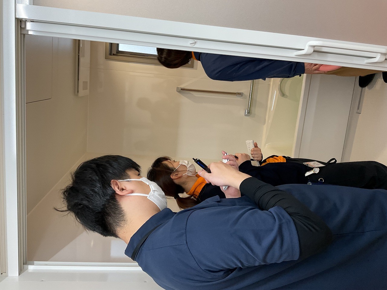 入浴介助と移乗研修を行いました