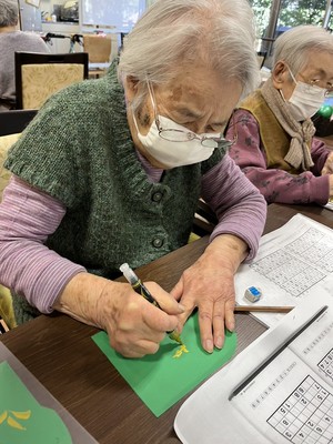 １月の壁画　お正月に因んだ皆様の作品＆本年の干支