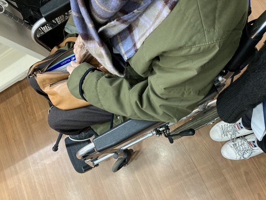 受診同行(/・ω・)/