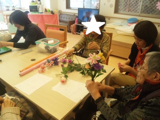 今日のディサービス。