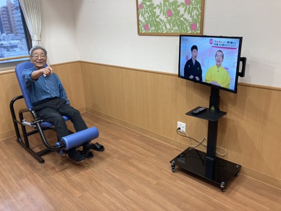 トレーニング室に新たなアイテム