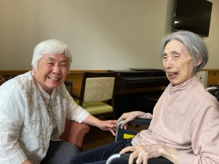 学生時代のご友人が面会にこられました