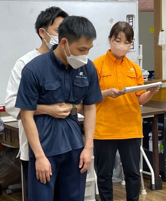 緊急時対応の研修を行いました！！