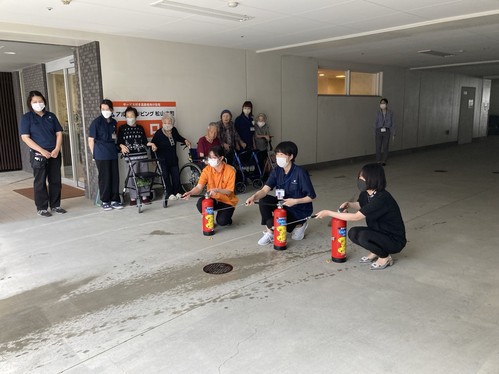 消防訓練の様子