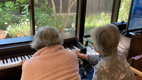 二人のピアニスト♪