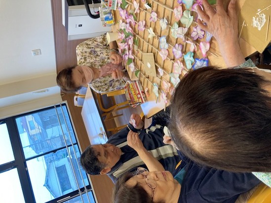 みんなで朝顔を♩