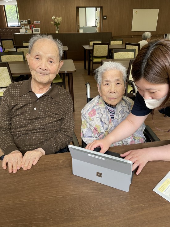 中々会えない家族と久々にお話出来ました。