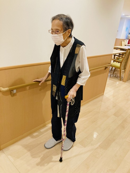 施設内ウォーキング！(*^_^*)