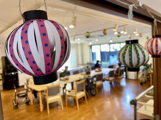 夏の飾りつけ♪