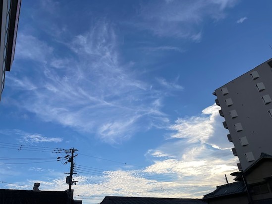 ～今日の空～