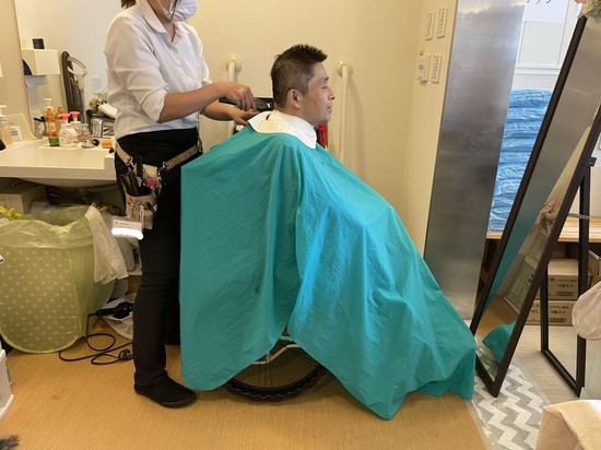 ９月　訪問理美容