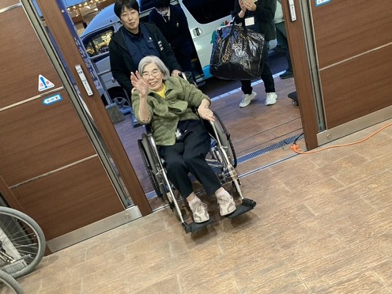 介護旅行　おかえりなさい！