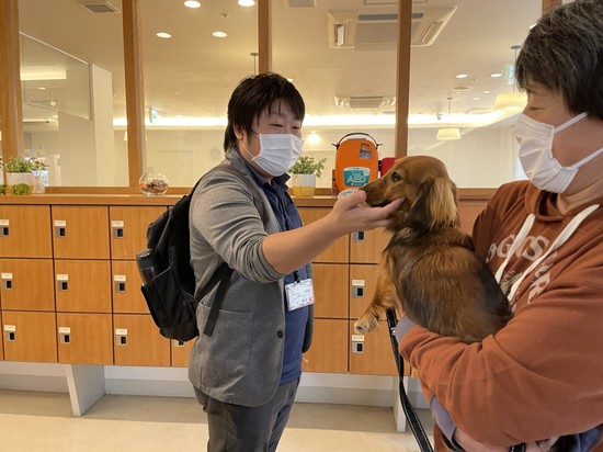 【アルファリビング広島段原】みんなのアイドルだワン