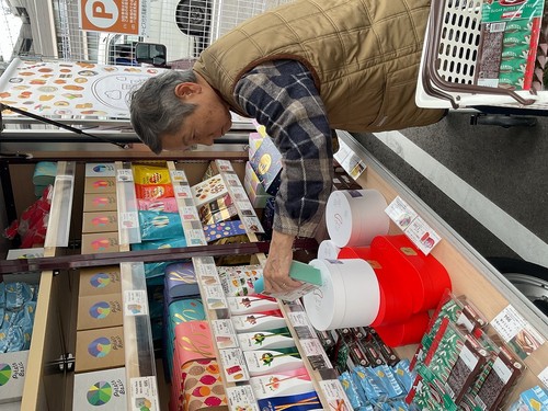 移動スィーツと笑顔