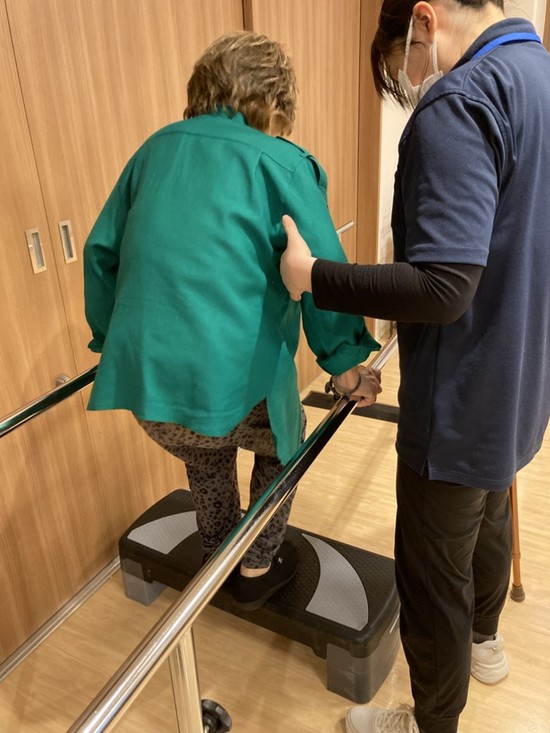 【アルファデイサービスセンター上之園】段差昇降訓練☆