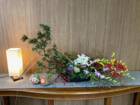 ☆お正月のお花が届きました☆