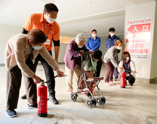 消防訓練の様子！