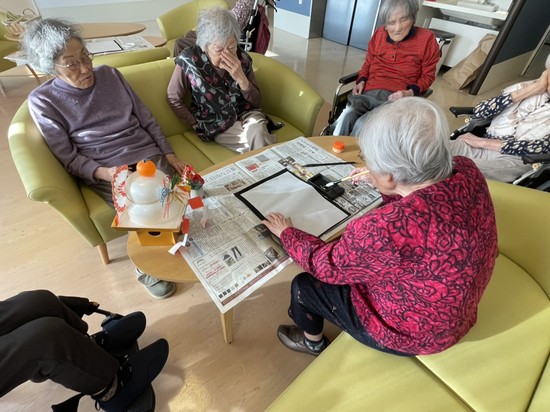 【アルファリビング広島段原】書初め①