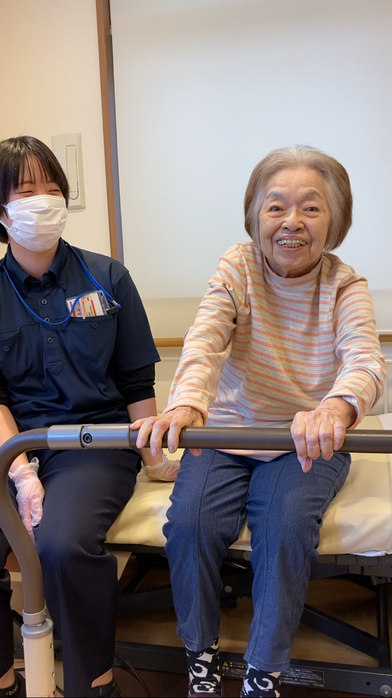 【アルファデイサービスセンター上之園】歩けるようになりました！