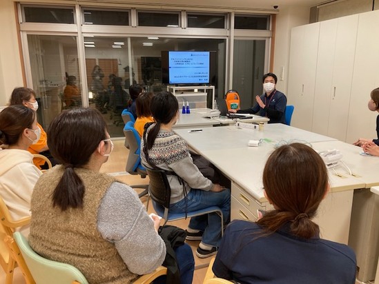 心肺蘇生法の研修