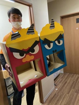 鬼が出動しました