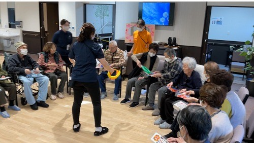 2月レク、風船送りゲーム！！